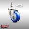 Service Caster 3 Inch 316SS Blue Polyurethane Wheel Swivel 12mm Threaded Stem Caster SCC SCC-SS316TS20S314-PPUB-BLUE-M1215 - alternate 3